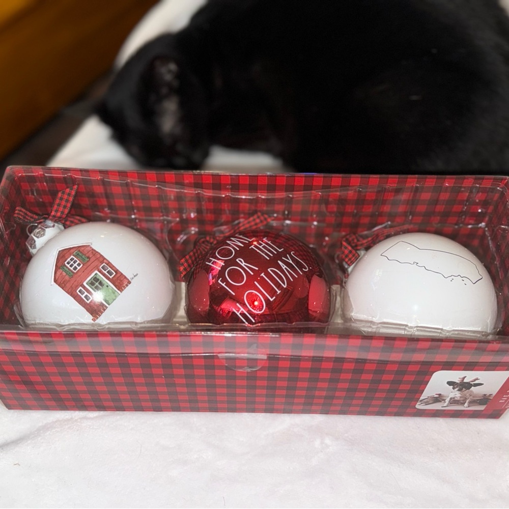 Rae Dunn “Home For the Holidays” Ornament Box Set - California (NEW)